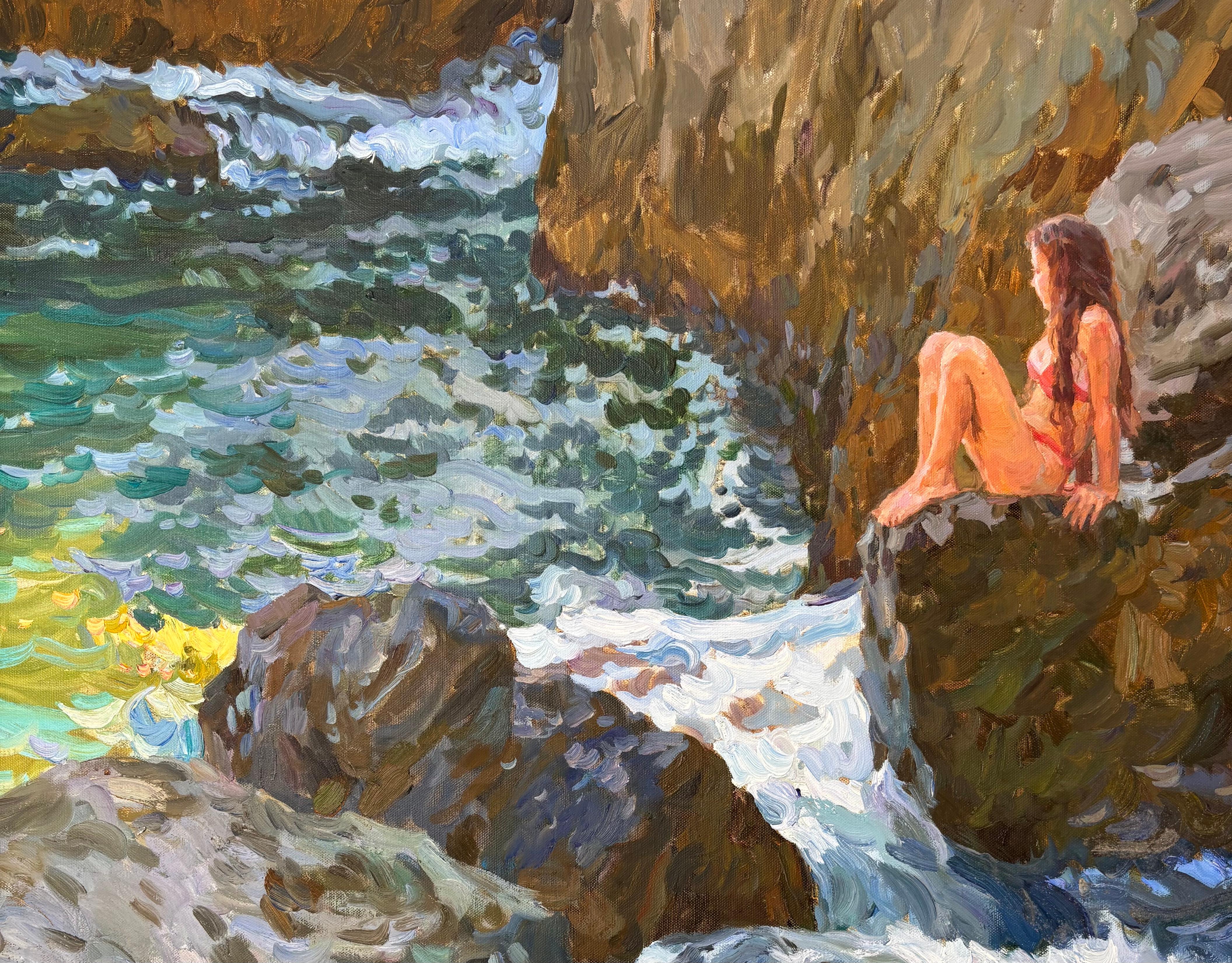 ESPERANDO LA GRAN OLA, , , Yuri Krotov 1964  Impresionista ruso en venta 17