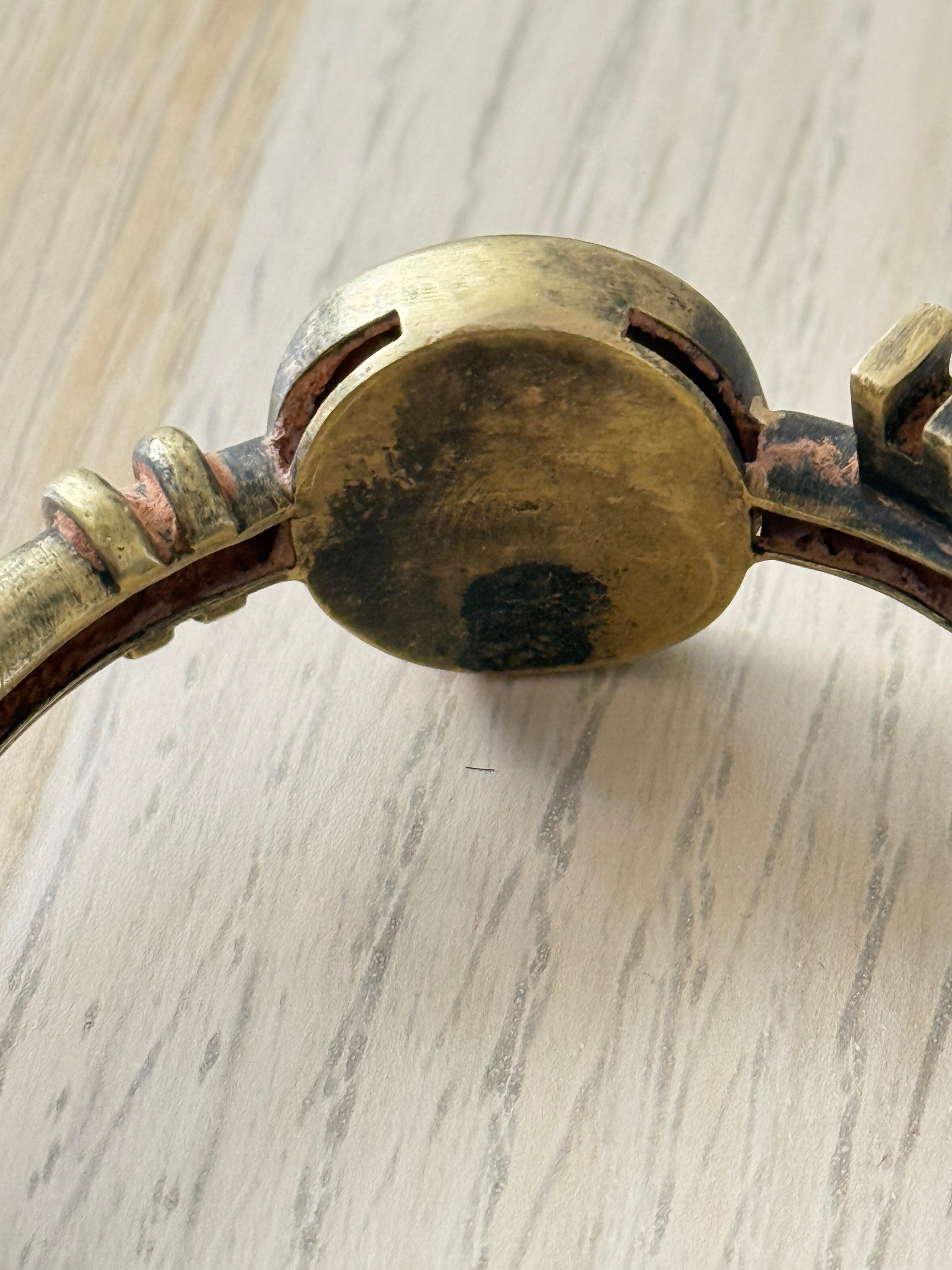 Late 20th Century Yuri Kuper Gold and Diamond Lock Bracelet For Sale