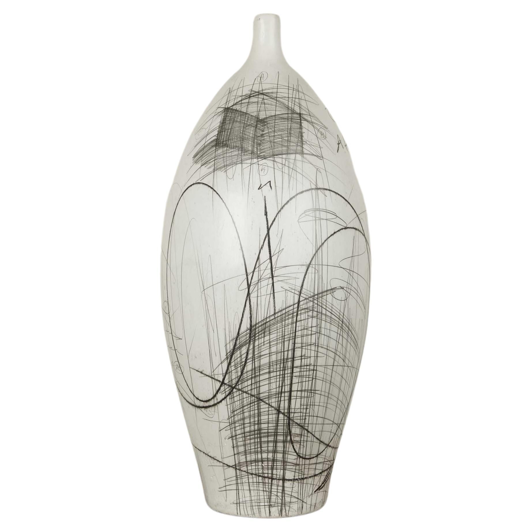 YURI ZATARAIN, Vase en céramique, vers 1990, Mexique. en vente