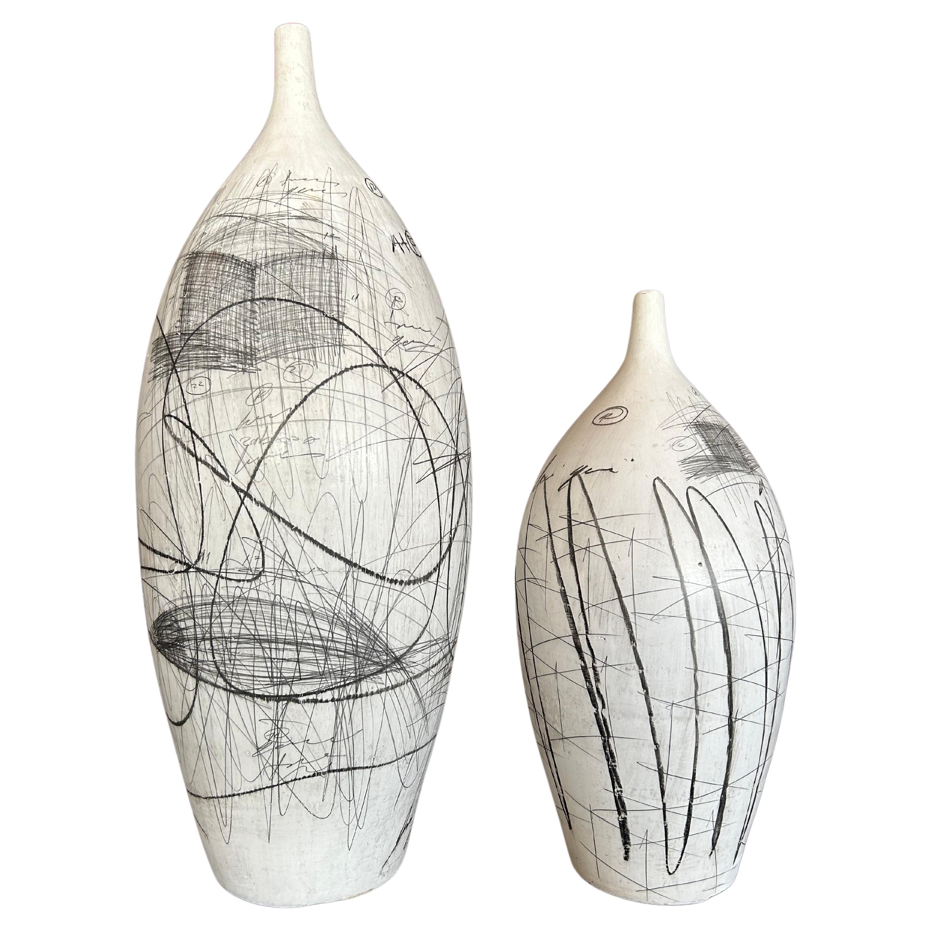 Yuri Zatarain Mid Century Porcelain Vases For Sale