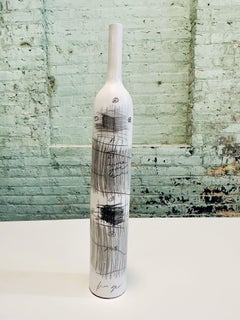 Yuri Zatarain "Sketchbook" Series Large Floor Vase