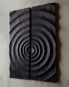 Resonance 04, Geometric Abstract Sculpture, Wood, 2026