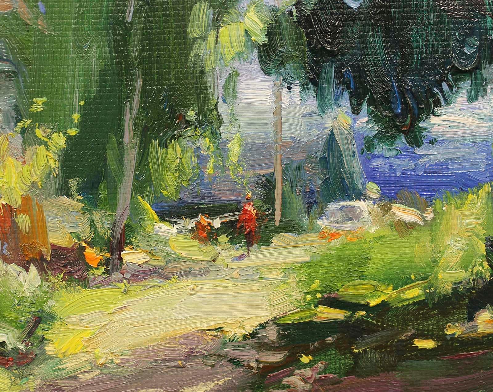 Arte contemporáneo ruso de Yuriy Demiyanov - Calor de verano en venta 1