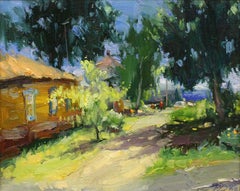 Russische zeitgenössische russische Kunst von Yuriy Demiyanov – Sommerhimmel