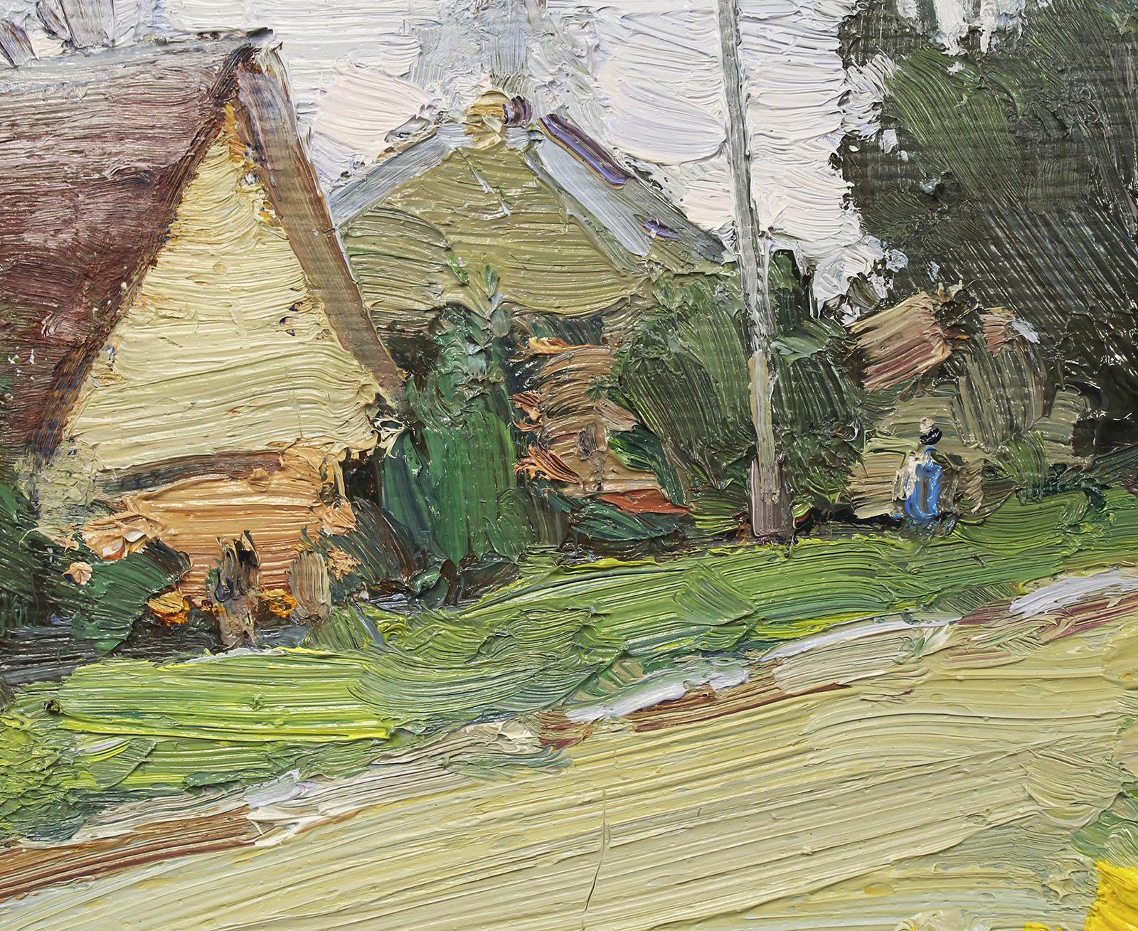 Art contemporain russe de Yuriy Demiyanov - Jaunes Avant la Pluie en vente 3