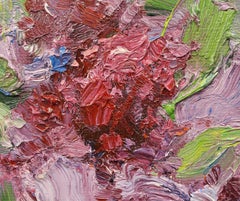 Arte contemporáneo ruso de Yuriy Demiyanov - Lilas sobre una mesa