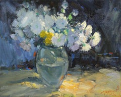 Russian Contemporary Art by Yuriy Demiyanov - Night Bouquet