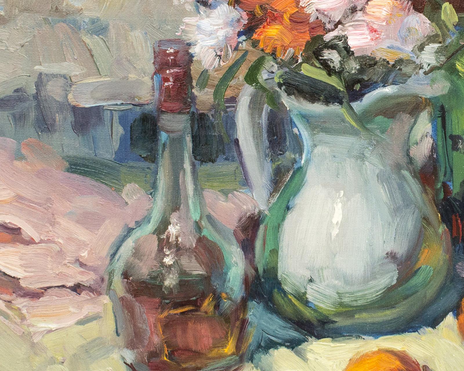 Russian Contemporary Art by Yuriy Demiyanov - Still Life with a Green Bottle For Sale 3
