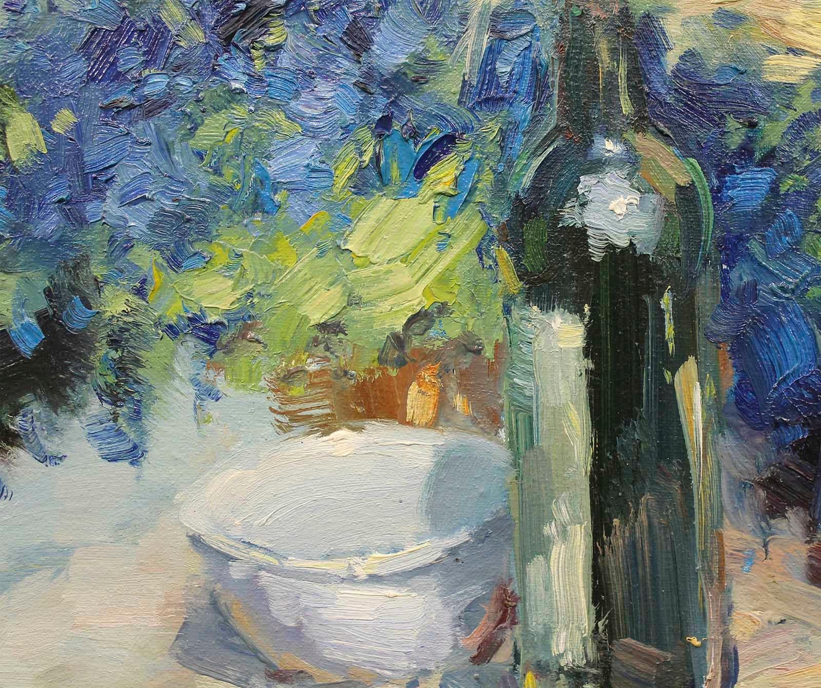 Russian Contemporary Art by Yuriy Demiyanov - Still Life with Lilies For Sale 3