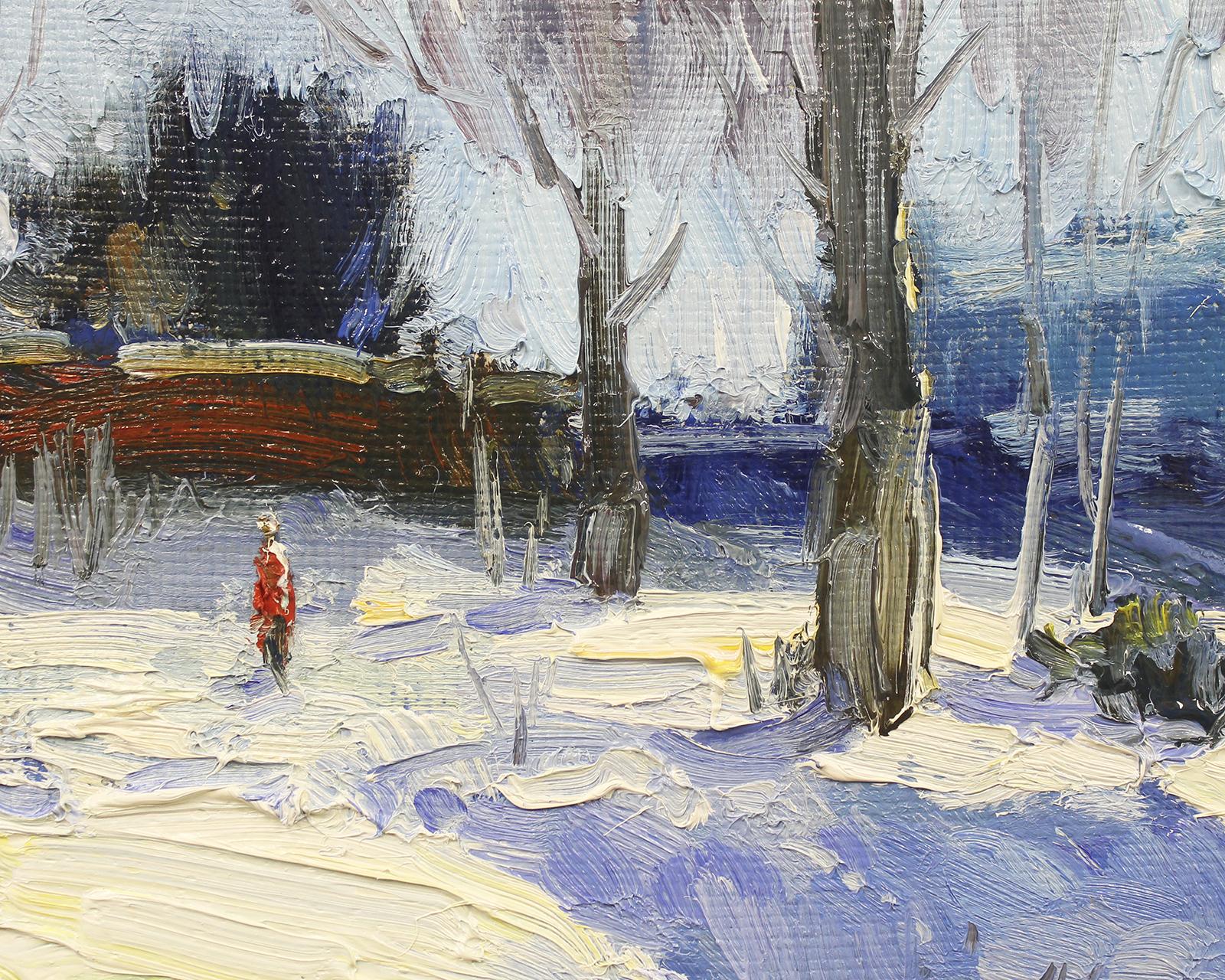 Russian Contemporary Art by Yuriy Demiyanov - Sun in the Snow For Sale 3