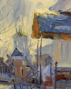 Russian Contemporary Art by Yuriy Demiyanov - Winter..! Bells ..!