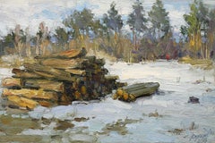 Russian Contemporary Art by Yuriy Demiyanov - Woodpile