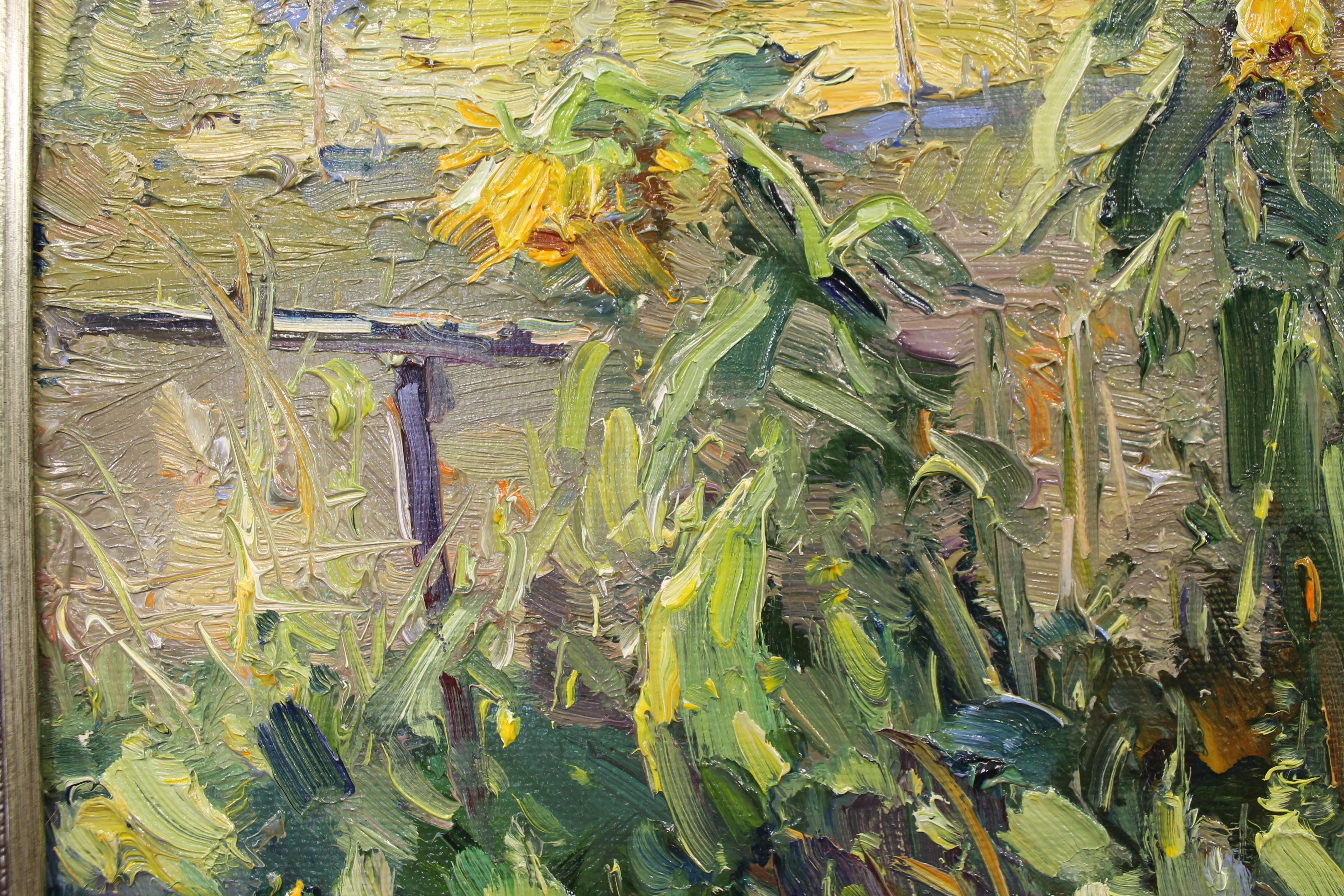 Art contemporain russe par Yuriy Demiyanov - Tournesols en vente 12