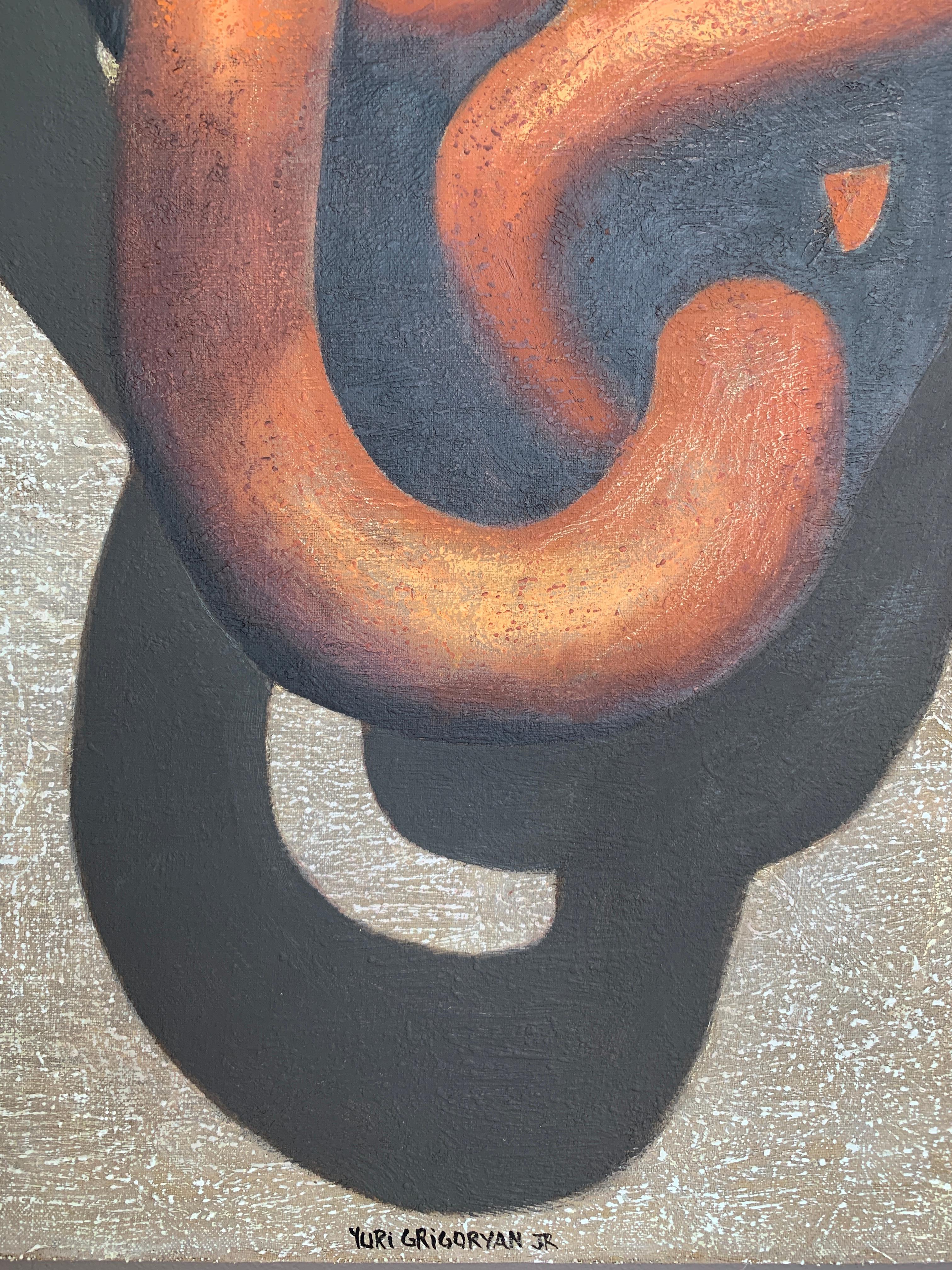 Catene 3 - Painting Realismo di Yuriy Grigoryan
