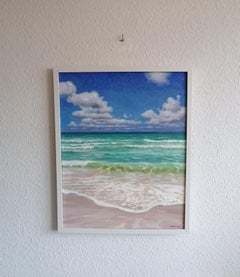 A Clear Day, Realist Landscape Painting, Oil on Canvas, 2020