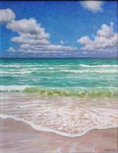A Clear Day, Realist Landscape Painting, Oil on Canvas, 2020