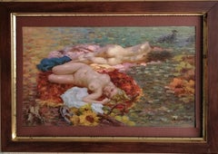 Indian Summer, Realist Nude Painting, Oil on Hardboard, 2018