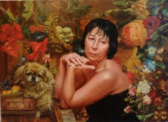 Lyuda et Jesse, portrait réaliste, huile sur toile, 2005