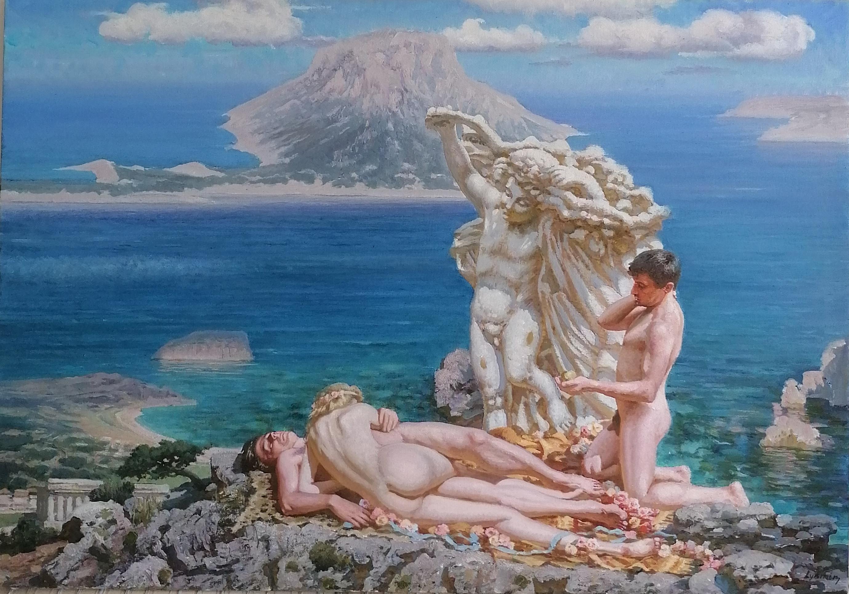 Nude Painting di Yuriy Lyamin - "Nel corso dei secoli".