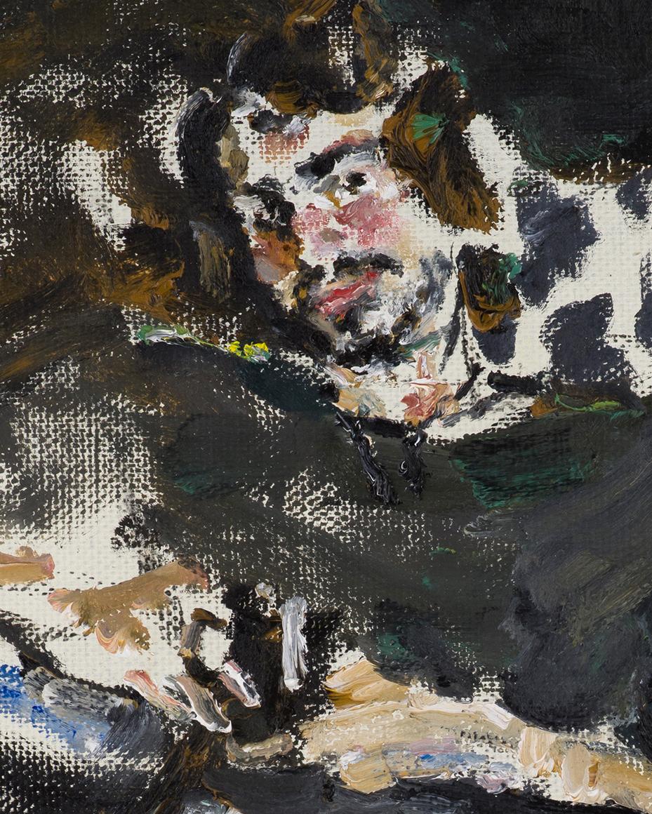 Ivan Visiting - 21st Century Contemporary Oil Portrait Painting For Sale 2