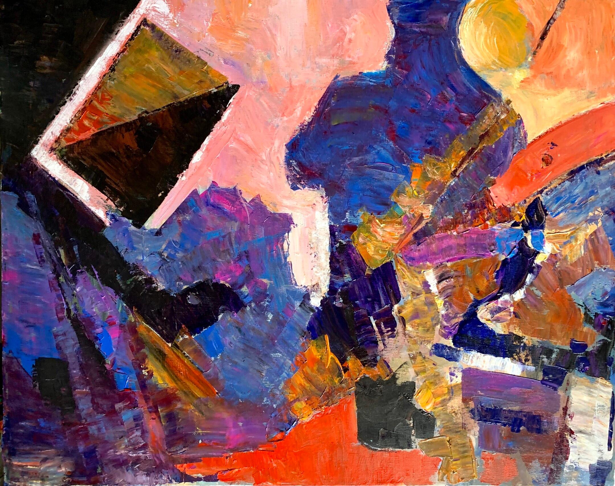 Abstract Painting di Yuriy Vatkin - "Ombra in ottobre"