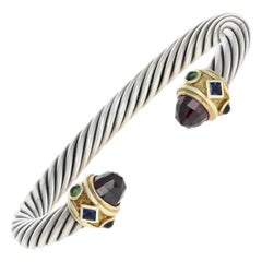 Yurman Multi-Gemstone Renaissance Bracelet, Sterling Silver and 14 Karat Gold
