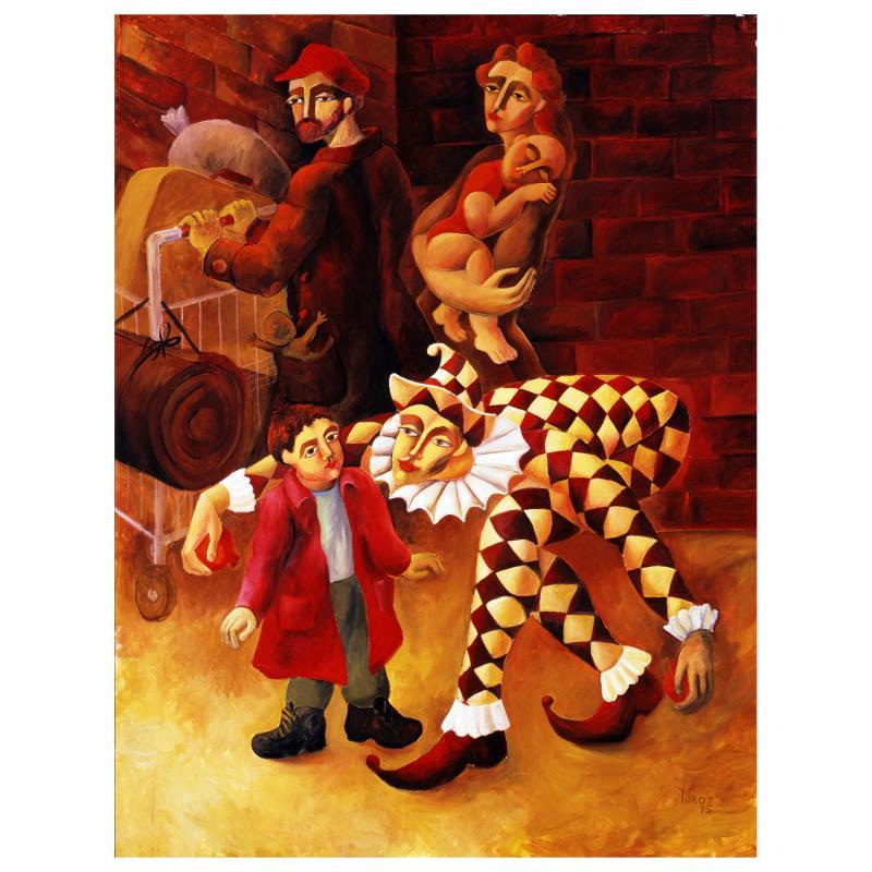 "The Harlequin's Gift" Hand Signed Limited Edition Serigraph