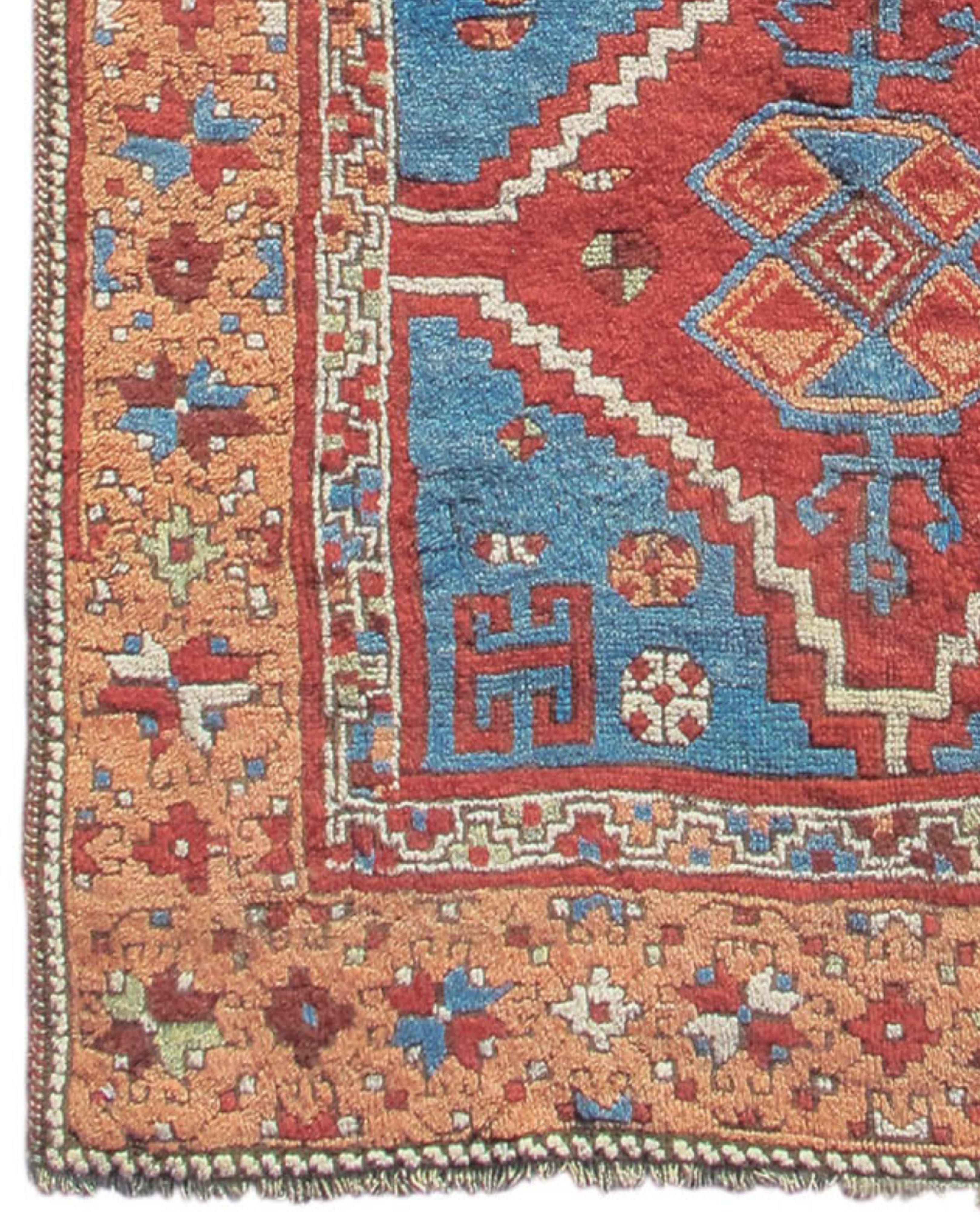 Hand-Knotted Yuruk Long Rug, 19th century For Sale