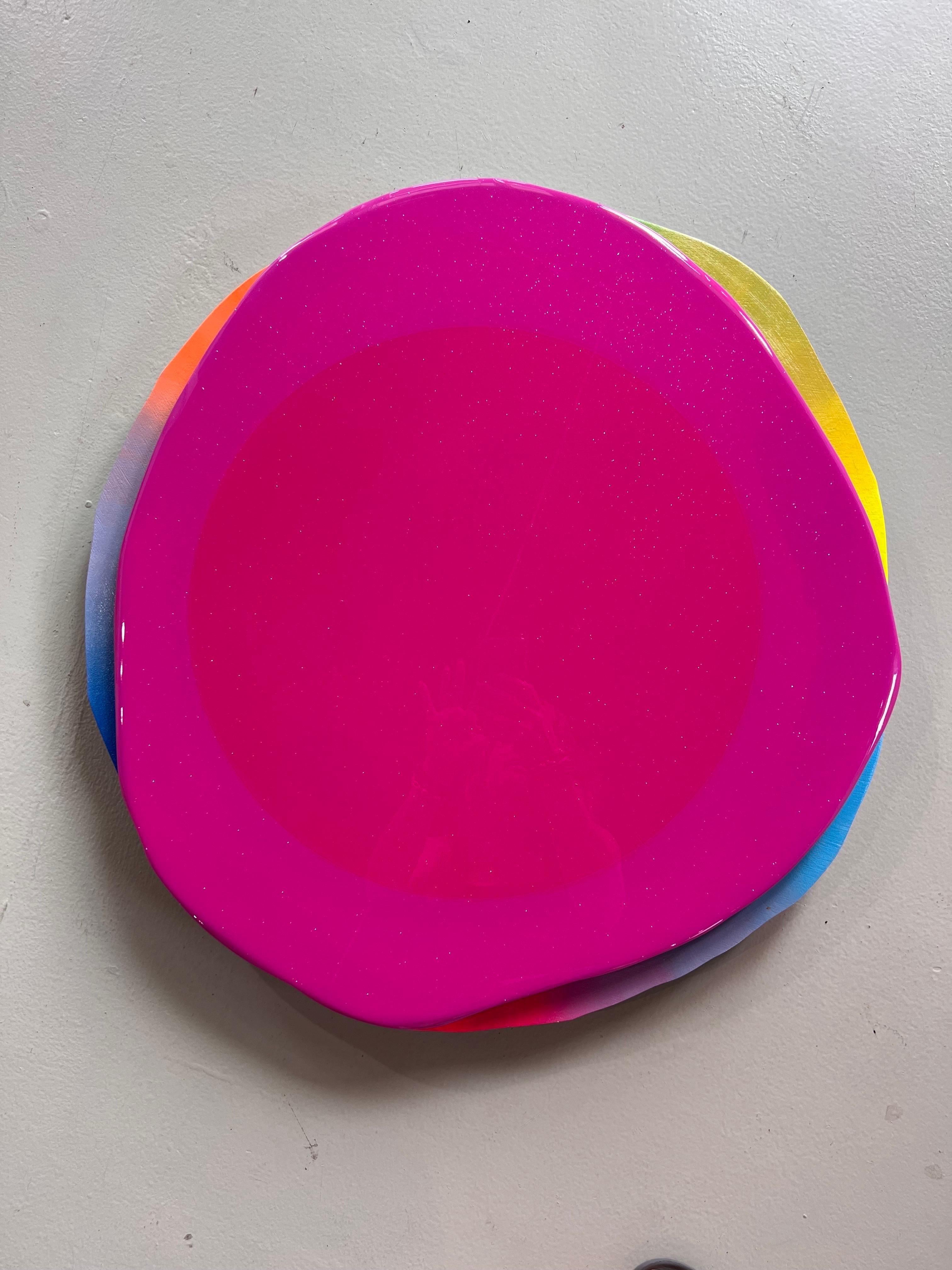 Pittura acrilica su legno intitolata 