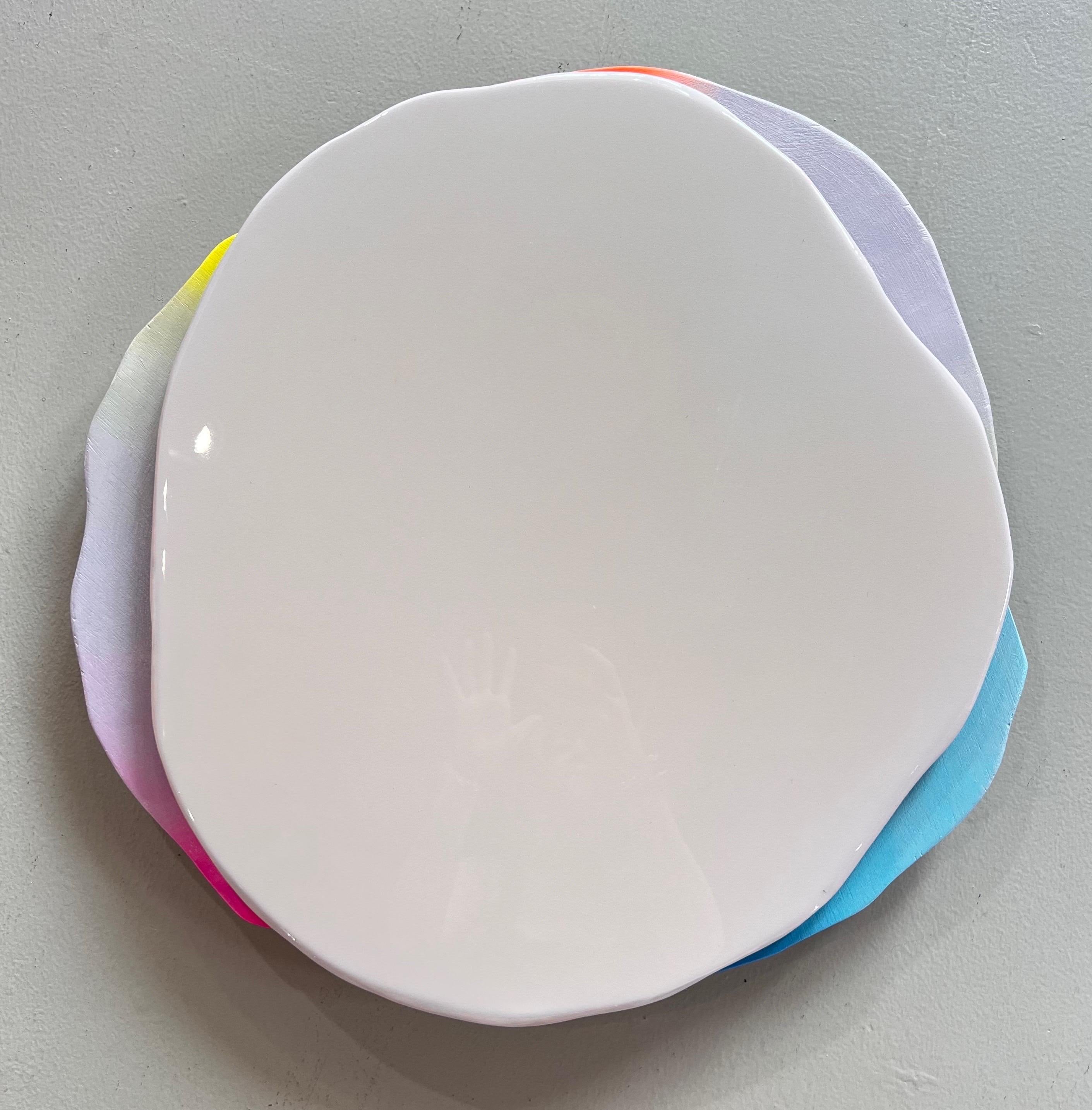 Pittura acrilica su legno intitolata 