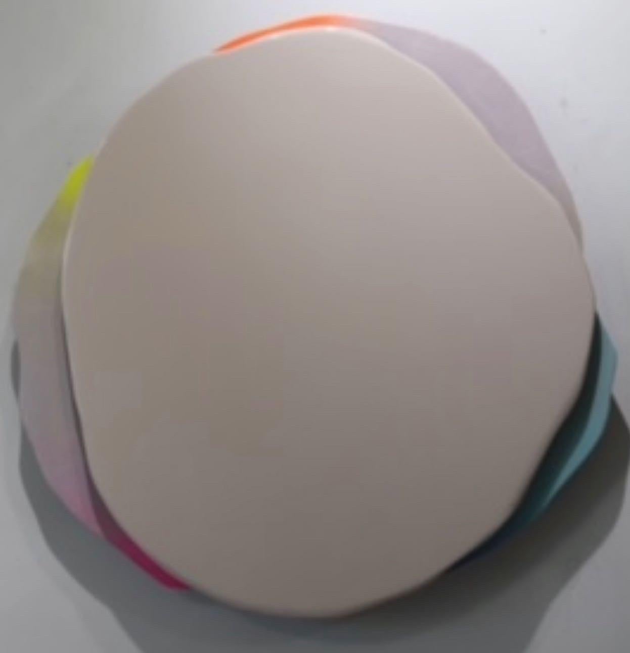 Pittura acrilica su legno intitolata 