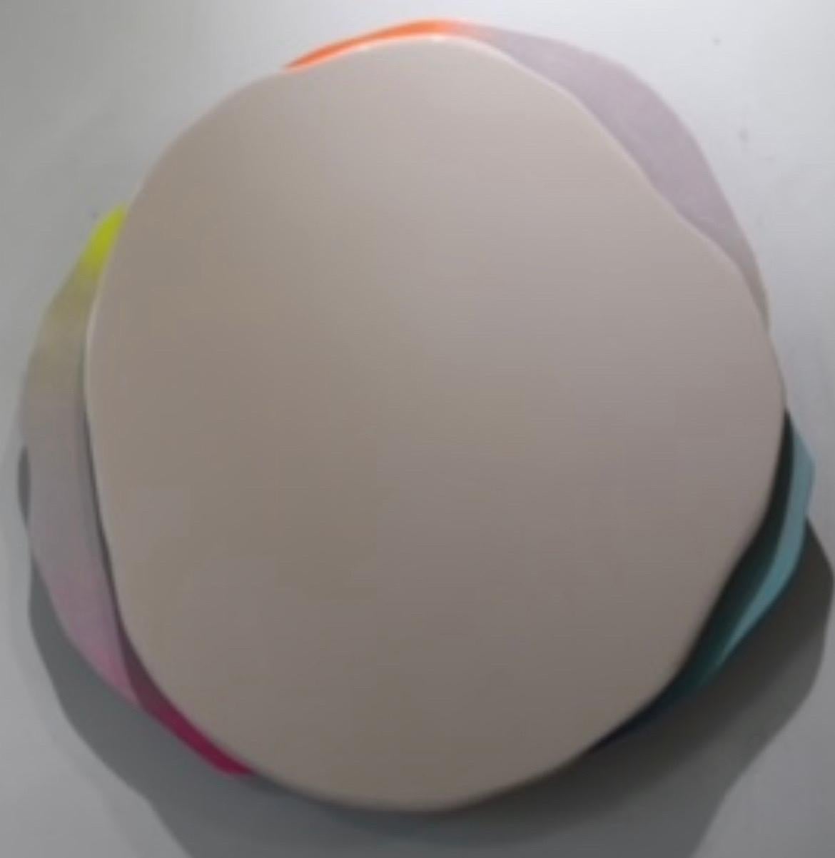 Pittura acrilica su legno intitolata 