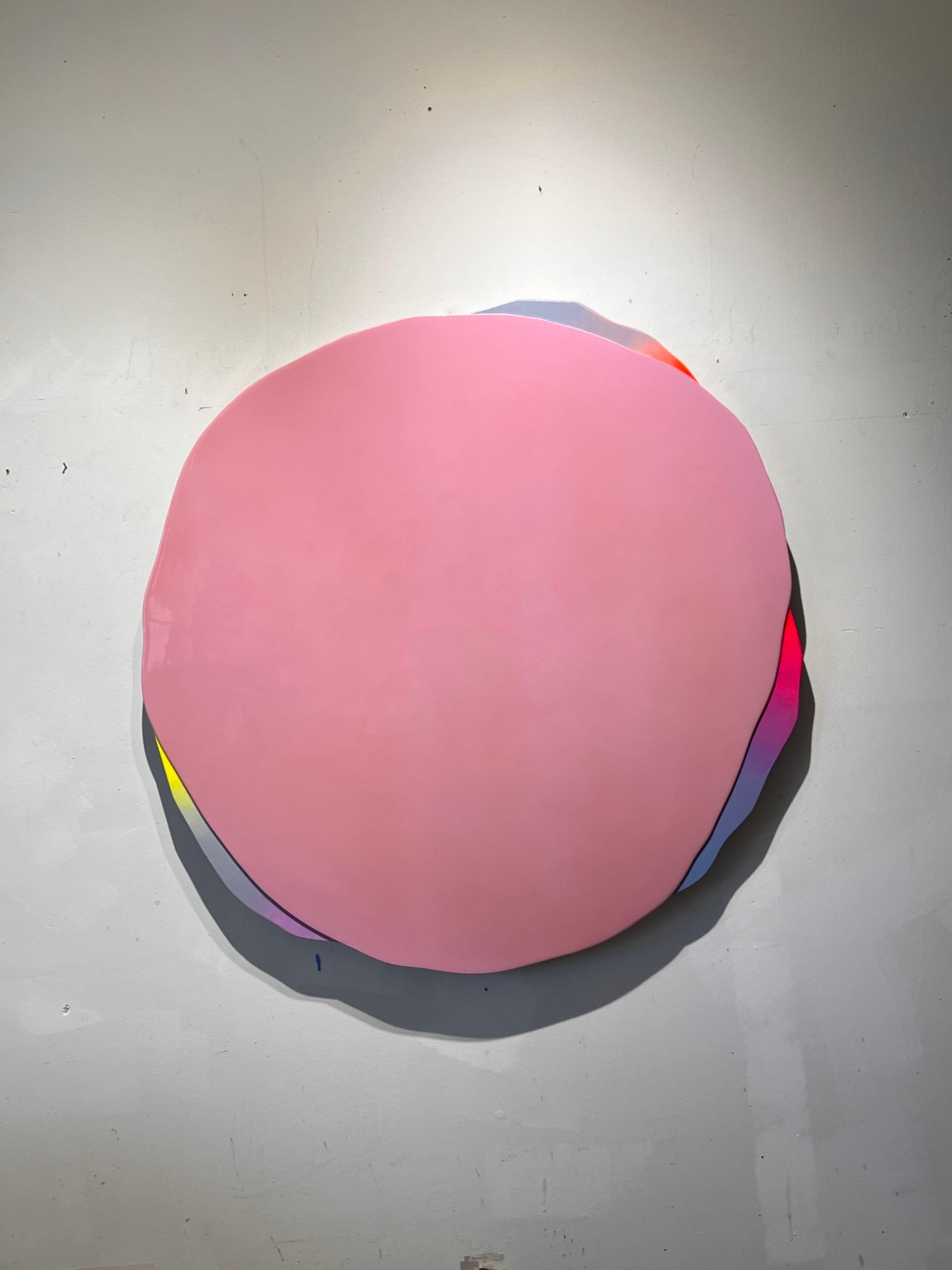 Pittura acrilica su legno intitolata 