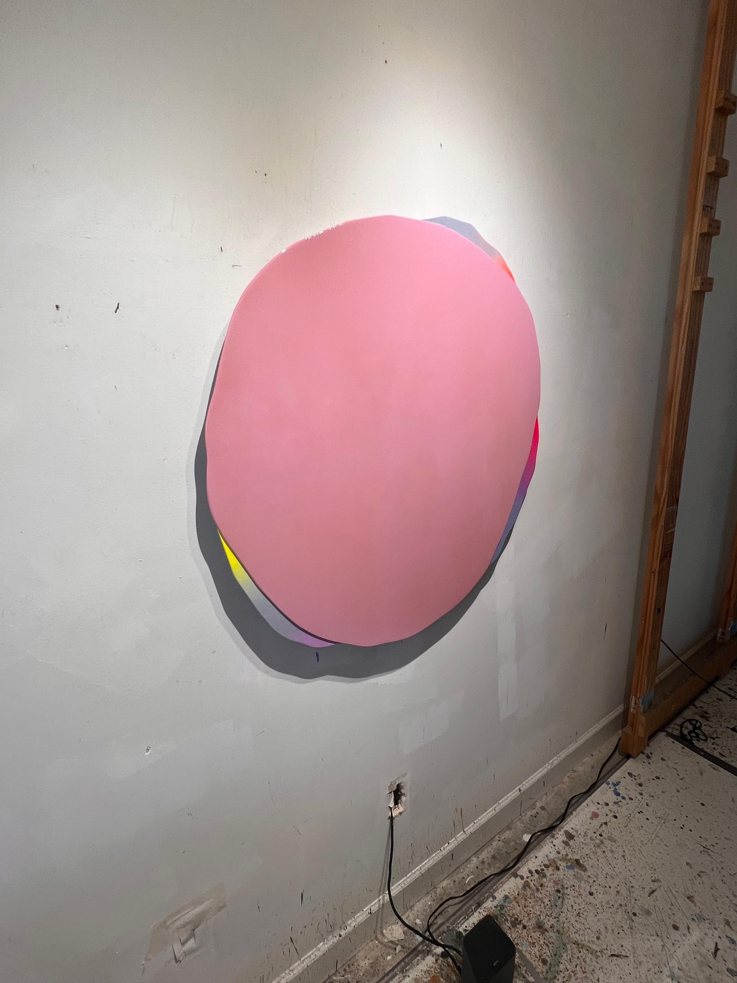 Pittura acrilica su legno intitolata 