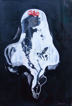 Series "Female Archetypes". 60x40cm. canvas, acrylic, plastic