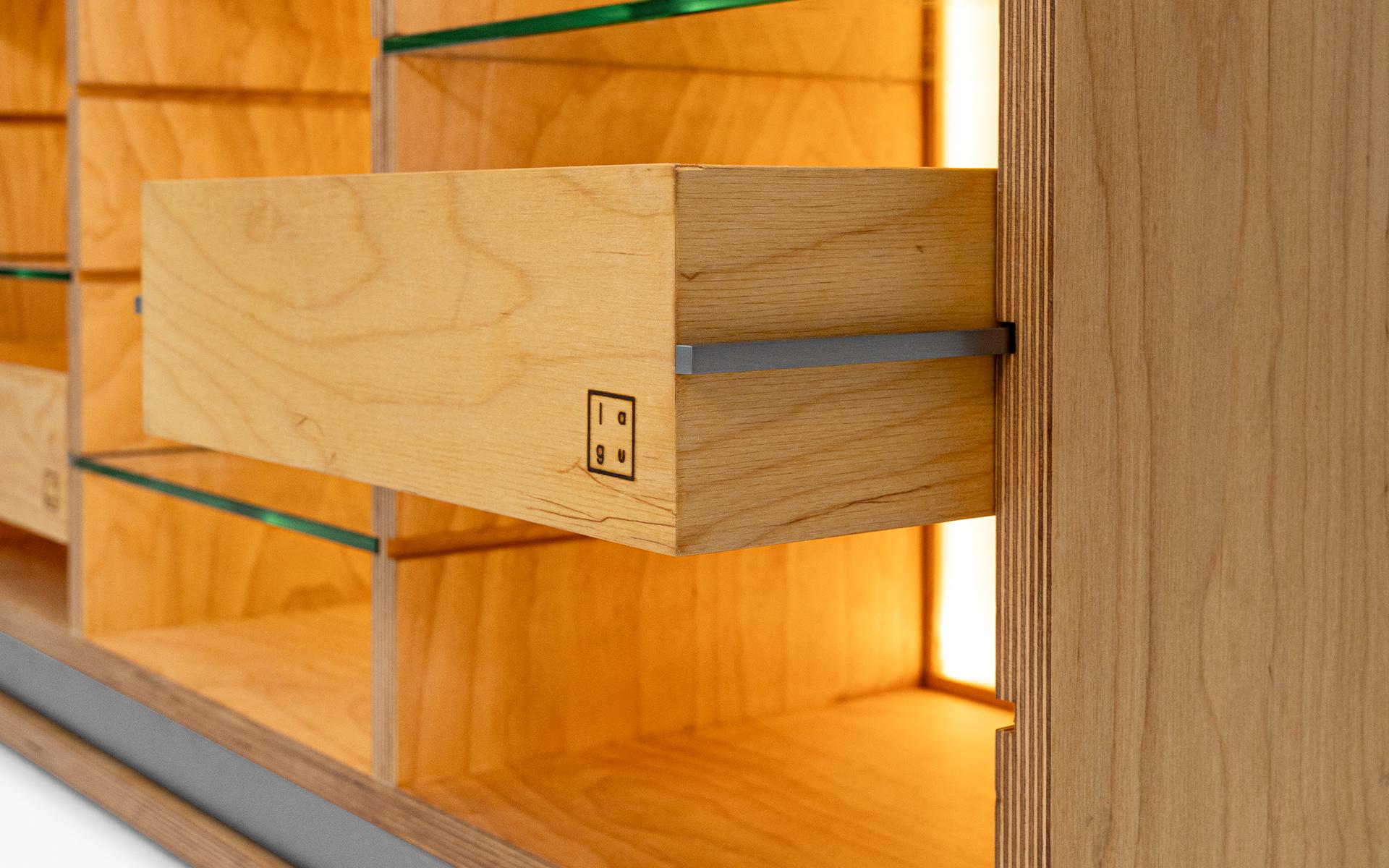 Hand-Crafted Yusu Console III For Sale