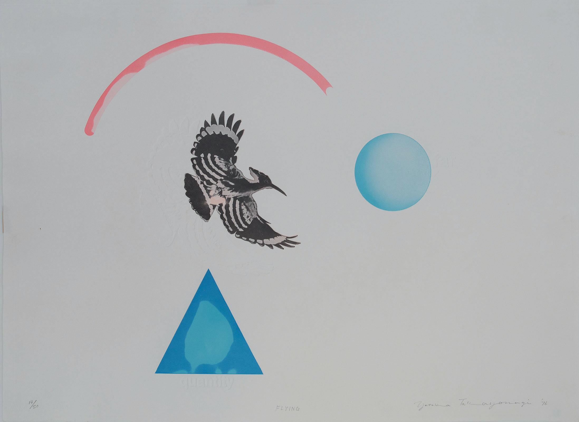 Yutaka Takayanagi Abstract Print - Flying