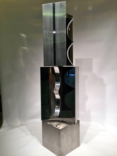 Yutaka Toyota Brazilian Stell Sculpture with Movement, circa 1982