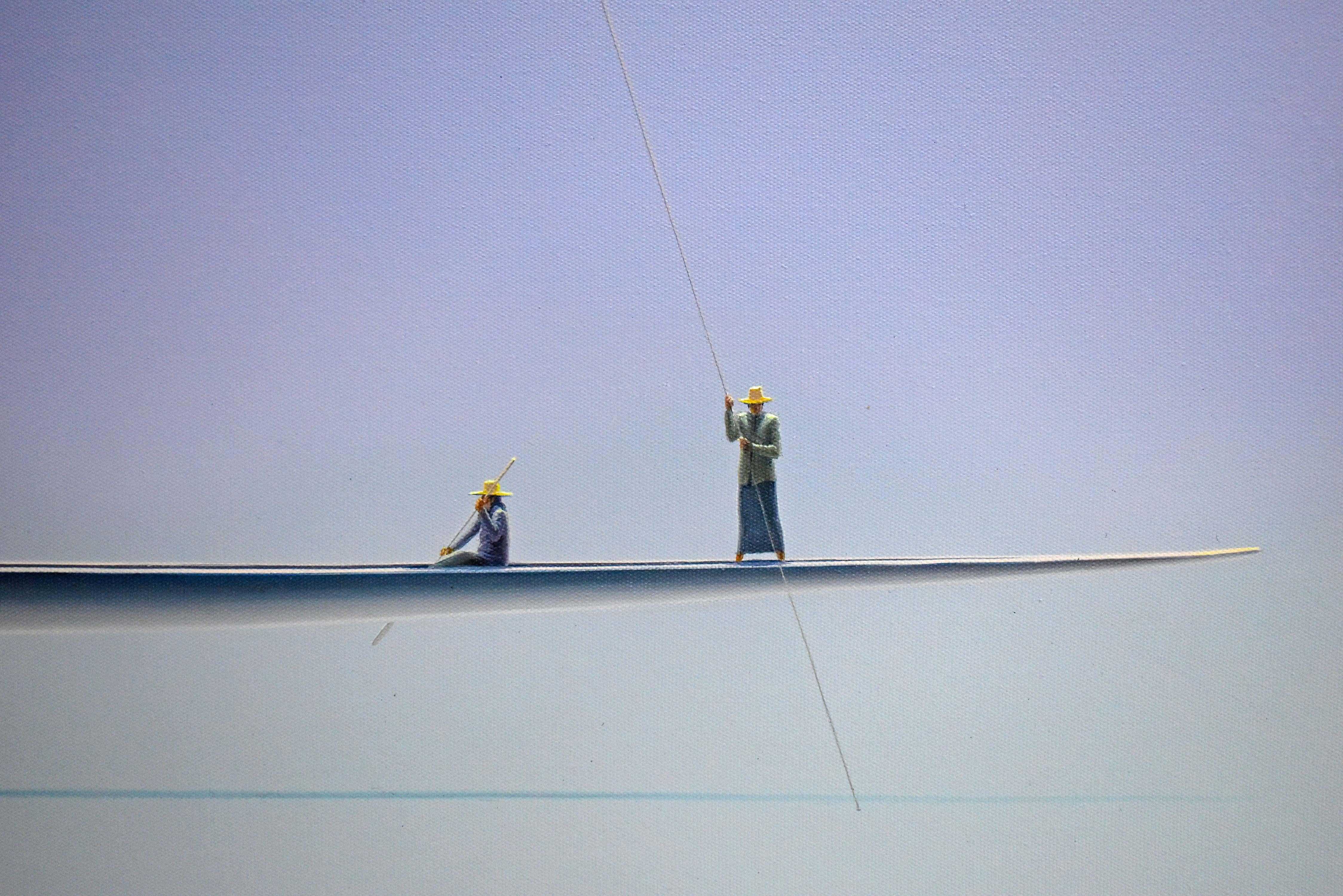 Dreamscape V93. Paesaggio acquatico Minimalismo Paesaggio tranquillo Serenità Pace in vendita 2
