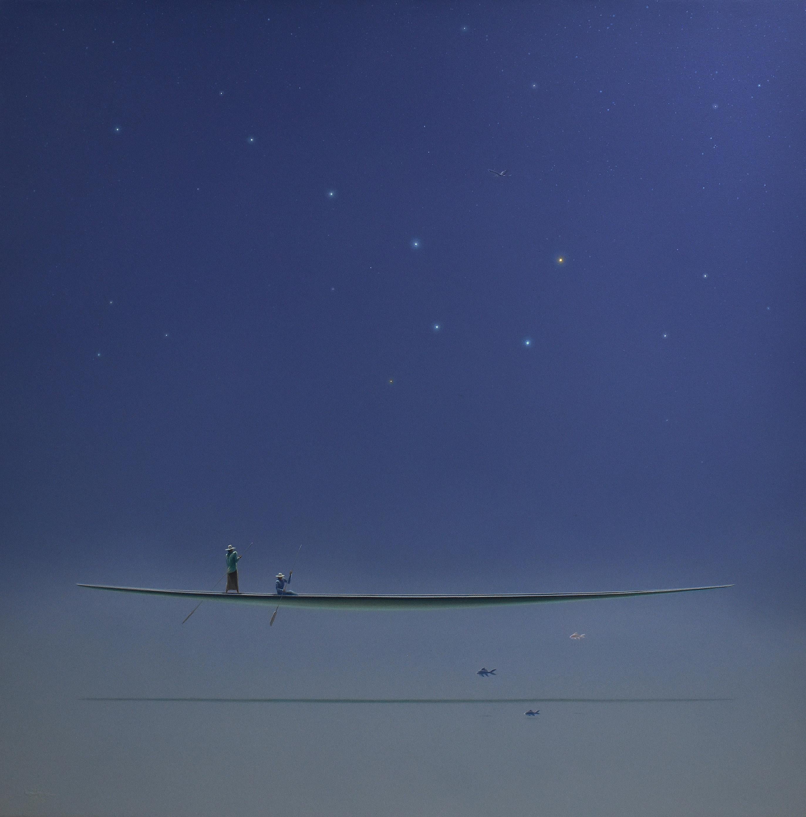 Dreamscape V94. Paysage aquatique minimaliste Scène Tranquil Serenity Peace