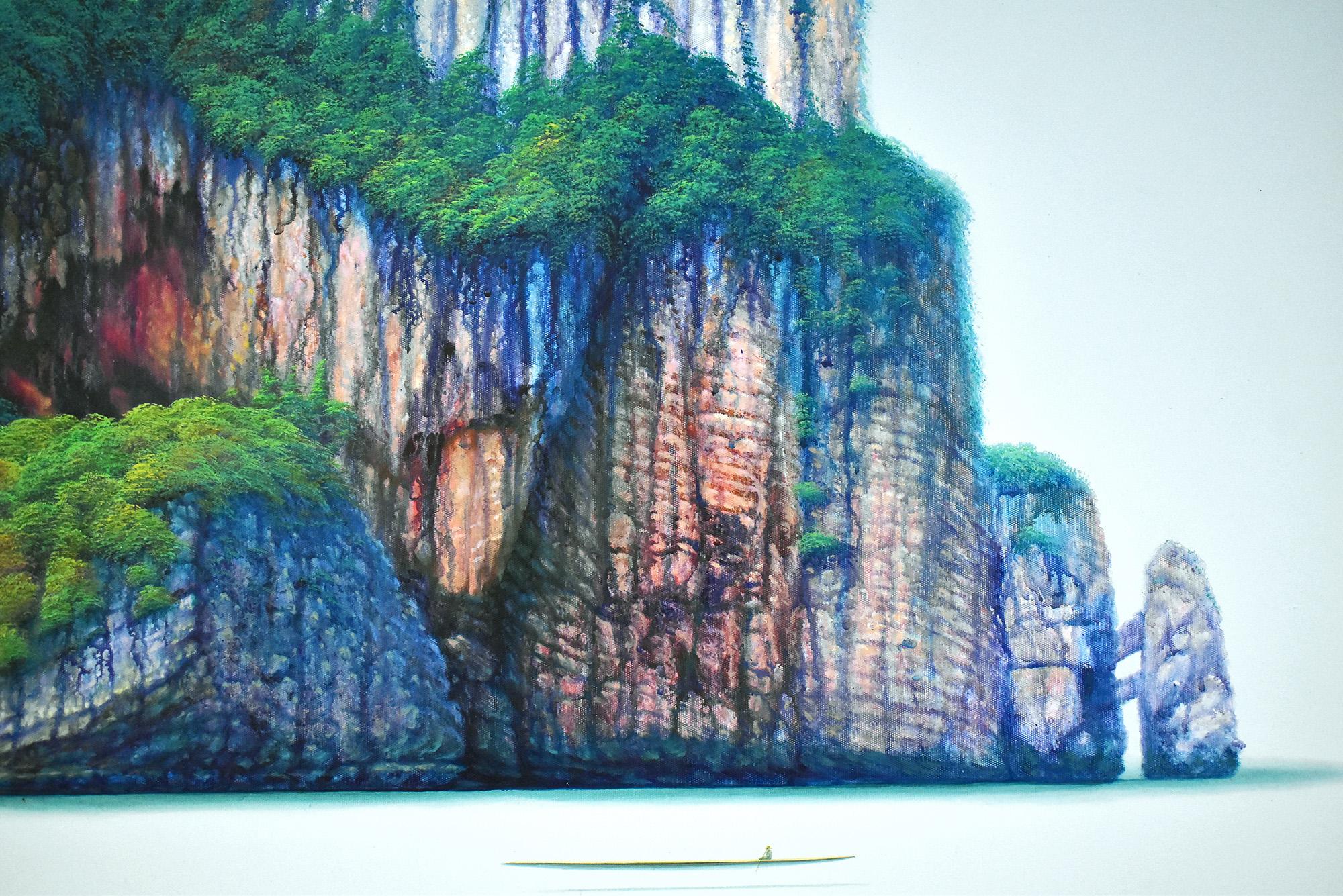 Limestone Mountain V6. Landschaft Wasserlandschaft Nature Cliff Serenity Tranquil Peace im Angebot 3