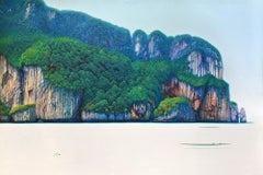 Limestone Mountain V6. Landscape Waterscape Nature Cliff Serenity Tranquil Peace