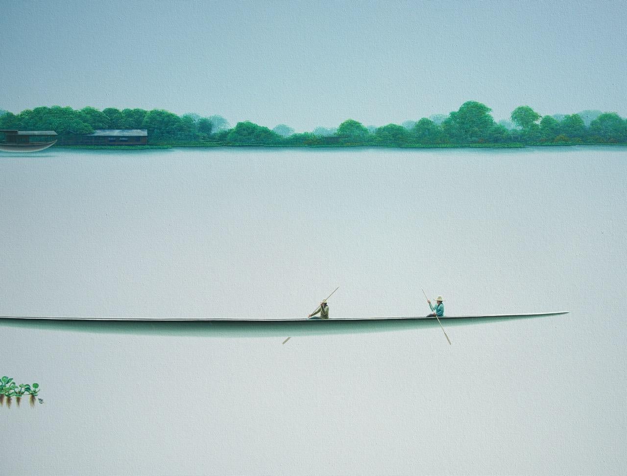 De camino #2.Paisaje acuático.Minimalismo.Paisaje tranquilo Serenidad Paz en venta 1