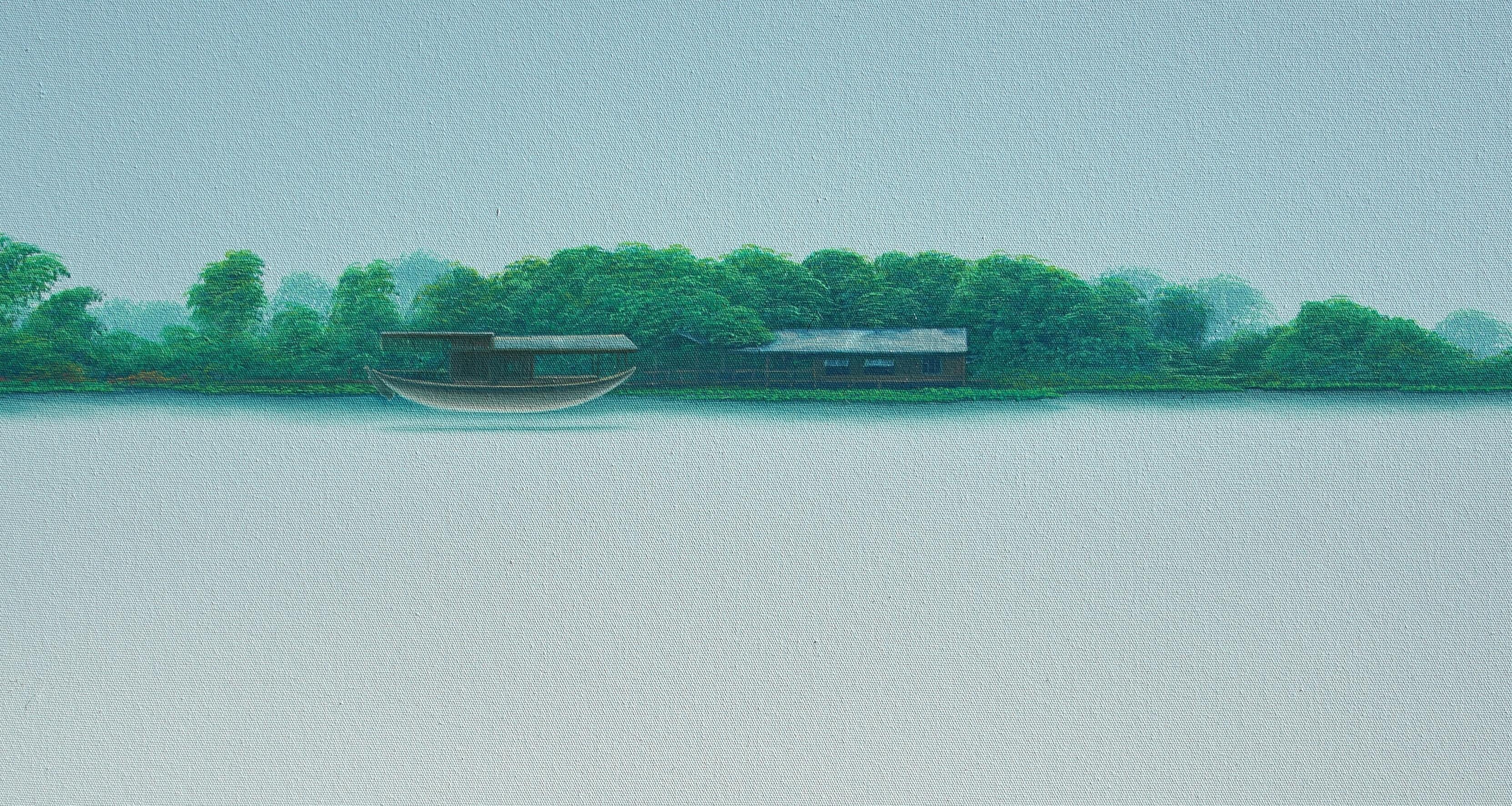 De camino #2.Paisaje acuático.Minimalismo.Paisaje tranquilo Serenidad Paz en venta 4