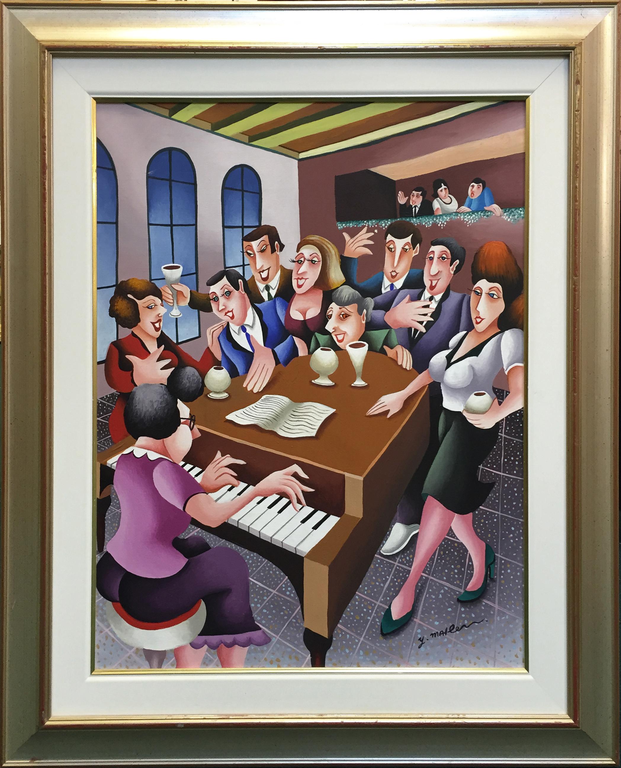 PIANO MASTER - Painting by Yuval Mahler