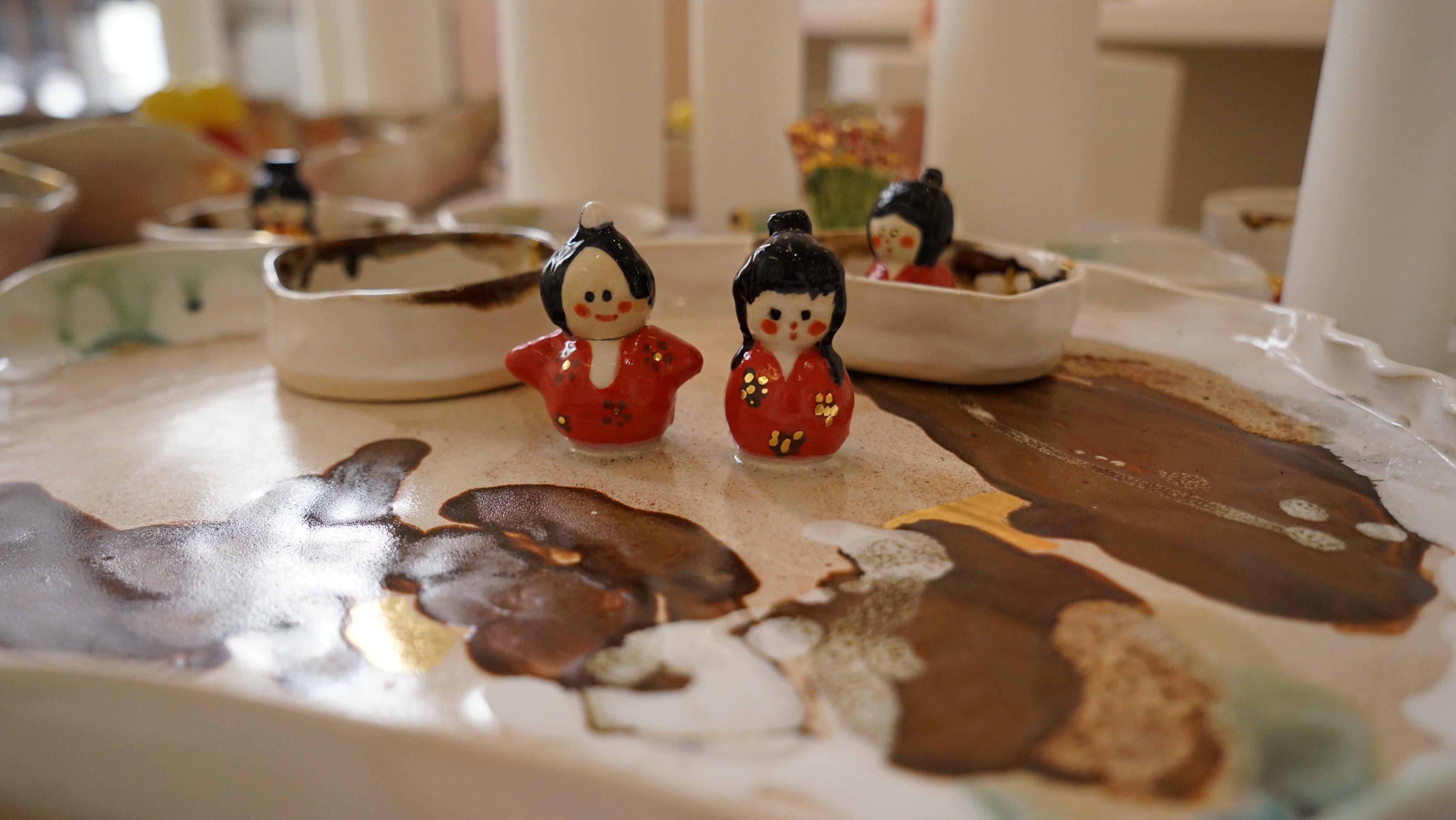 Plat de service Yuzu en STONEWARE par Hania Jneid en vente 2