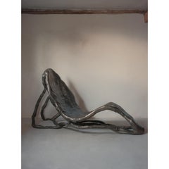 Yv, Unique Chair in Cold Casted Bronze and Fiberglass by Lucas Tyra Morten