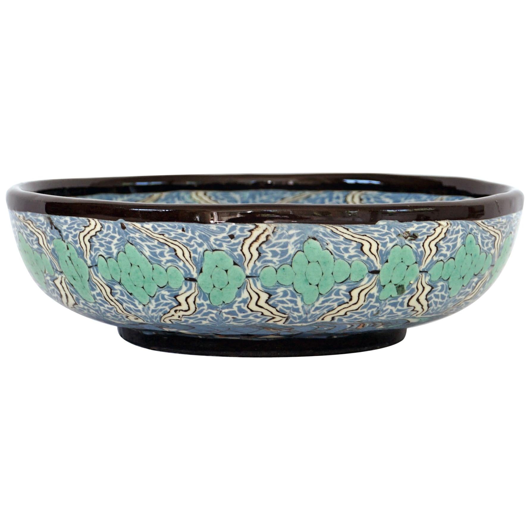 Yvan Koenig, Gerbino Workshop / Ceramic Bowl, After 1975, Studio Pottery For Sale