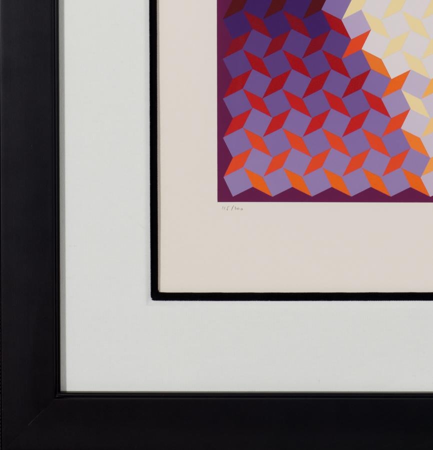 Faces of Dali #6 - Op Art Print by Yvaral (Jean-Pierre Vasarely)