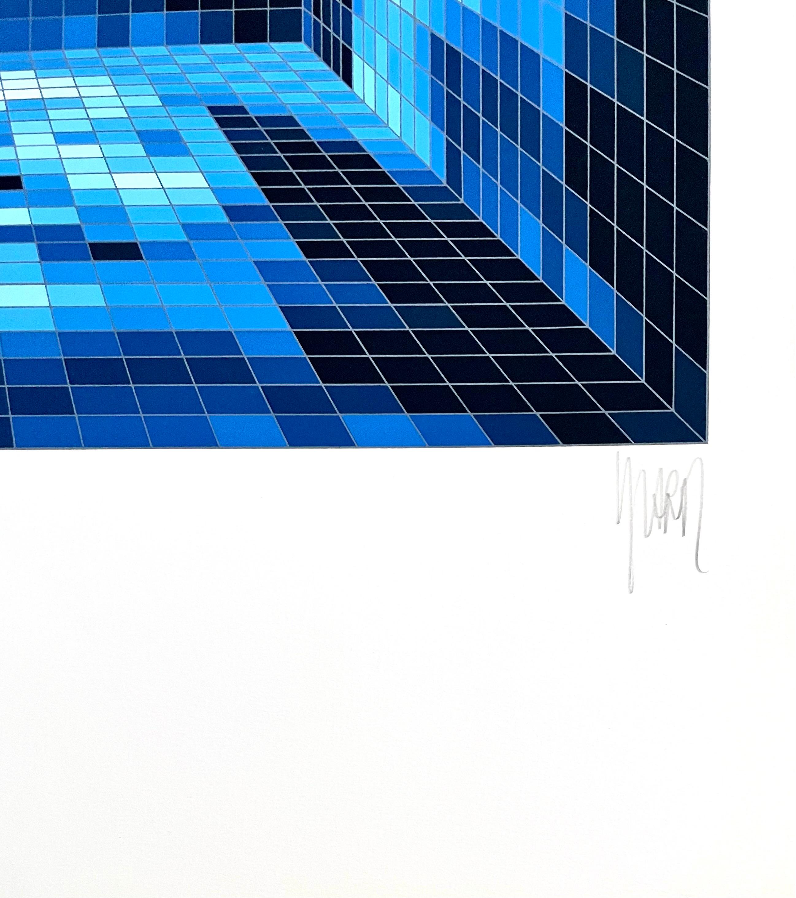 Fünf Gesichter von Dali #5, Yvaral – Print von Yvaral (Jean-Pierre Vasarely)